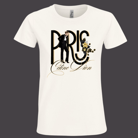 T-shirt Femme Céline Dion Paris – Écru