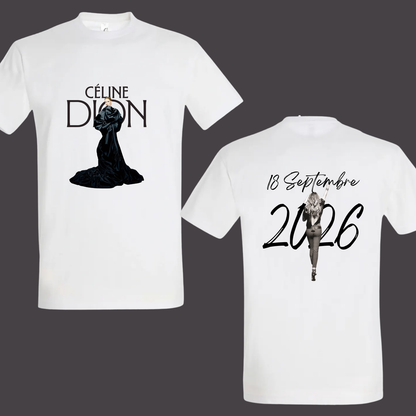 T-shirt "concert de Céline Dion"