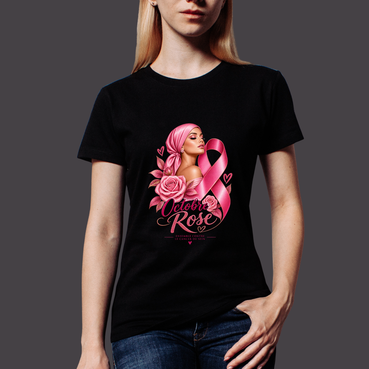 T-shirt Femme "Octobre Rose" 🌸