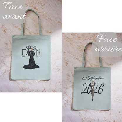 Tote bag concert de Céline Dion