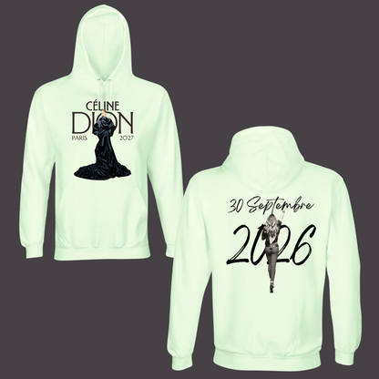 Sweat à capuche concert de Céline Dion
