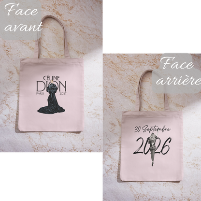 Tote bag concert de Céline Dion