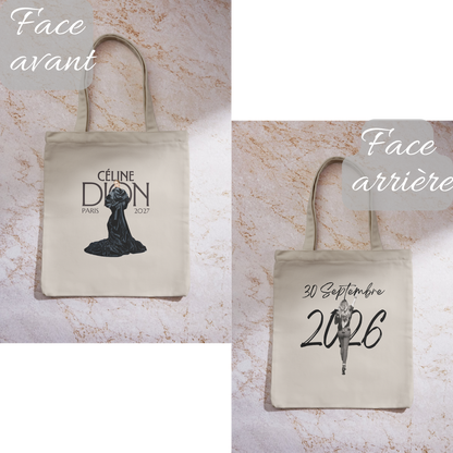 Tote bag concert de Céline Dion