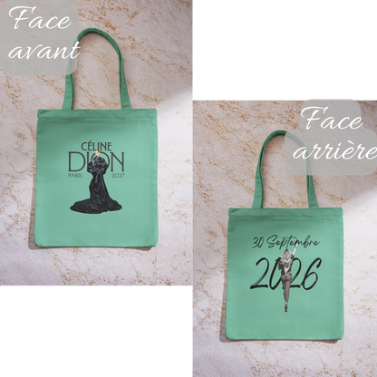 Tote bag concert de Céline Dion