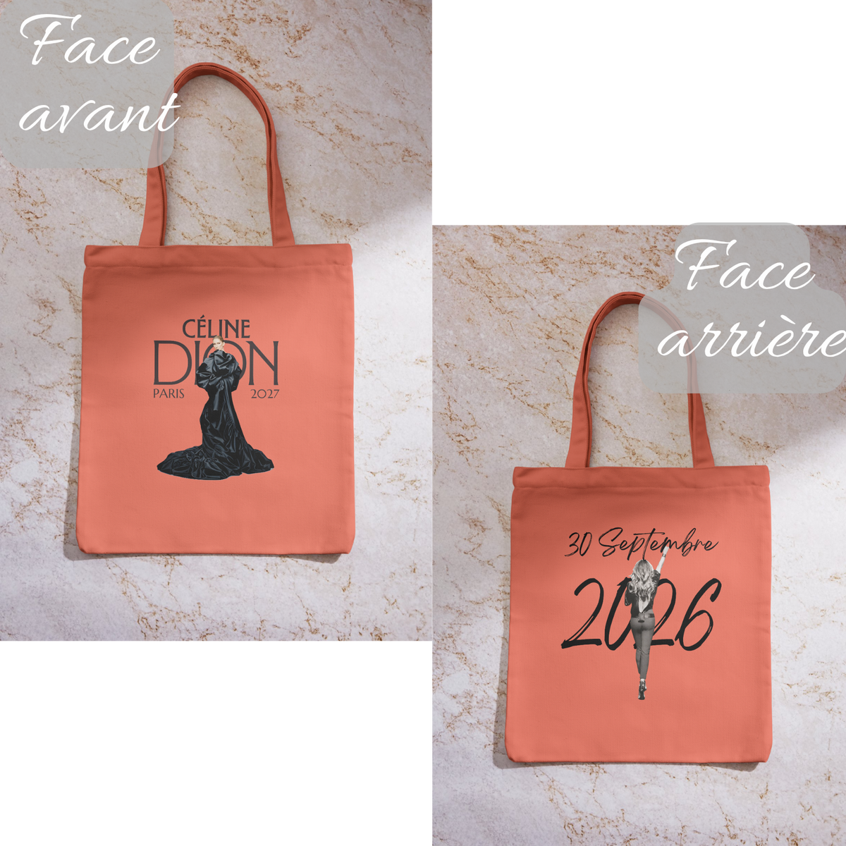 Tote bag concert de Céline Dion