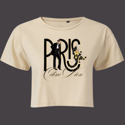 T-shirt crop top Céline Dion Paris