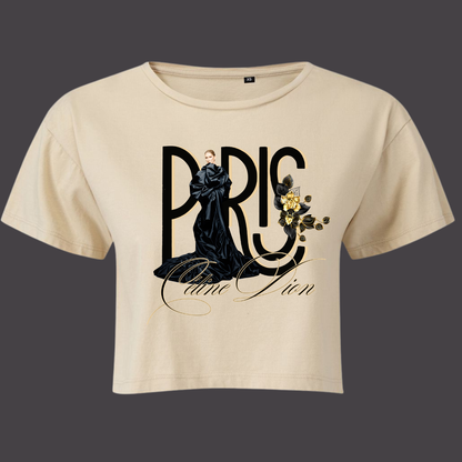 T-shirt crop top Céline Dion Paris